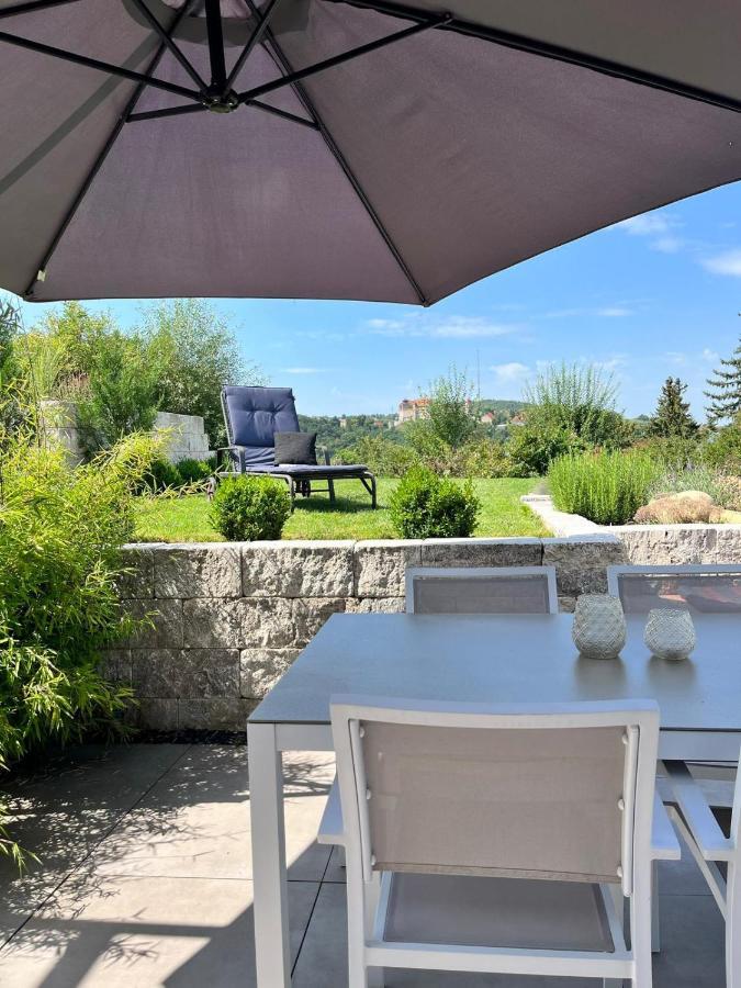 Appartement Burgblick Harbourg Extérieur photo